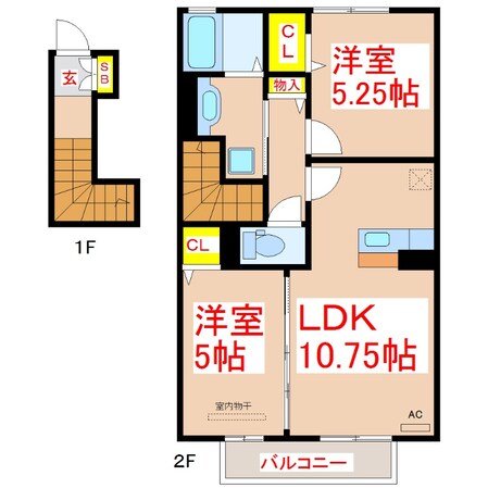 クリエイティブ　Ｂ棟の物件間取画像